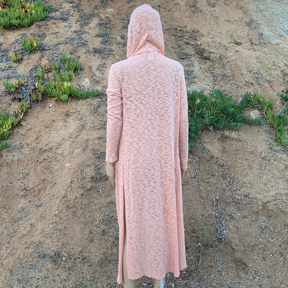 Say What? Thin long knit hooded open cardigan NWOT - Picture 5 of 8